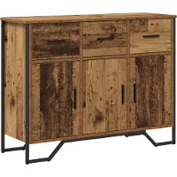vidaXL Dressoir Oudhout 97 x 32,5 x 74,5 cm