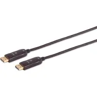 S-Impuls DisplayPort Active Optical Cable (AOC) - versie 1.4 (5K/8K 60Hz) / zwart - 75 meter
