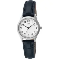 Q&Q Analoog horloge 'Klassisch' zwart / zilver