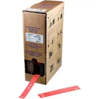 Brady BM-10x60-7643-RD polyurethaan tags rood 10 mm x 60 mm (origineel)