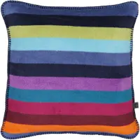 Cawö Sierkussenhoes Lifestyle Block Stripes Multicolor Dark (50 x 50 cm)