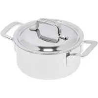 Demeyere Kookpan met dubbelwandige deksel 'Intense 5' Ø16cm / 1.5L