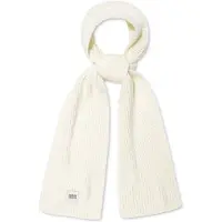 Ugg Dames Sjaals Chunky Rib Knit Scarf - Wit - Maat ONESIZE