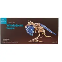 Ugears 3D Modelbouw - Stormdraak - Mechanisch Bouwpakket Hout - Educatief Speelgoed