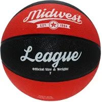 Midwest League Indoor/Outdoor Basketbal Zwart - Rood 7