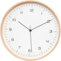 4Living Wandklok van multiplex, diameter 31 cm