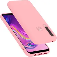 Cadorabo Hoesje geschikt voor Samsung Galaxy A9 2018 in LIQUID ROZE - Beschermhoes gemaakt van flexibel TPU silicone Case Cover