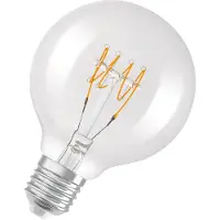 Osram LED lamp E27 | Globe G80 | Vintage 1906 Spiral | Helder | 2700K | Dimbaar | 4.8W (40W)