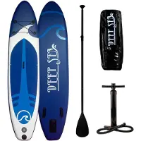 Deep Sea SUP-set, formaat XXL, 330 cm, blauw-wit