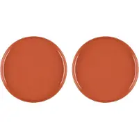 Maku Eetborden SIMPLE, diameter 26 cm, 2 stuks, oranje