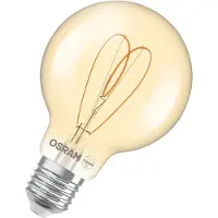 Osram 4x E27 LED Globelamp | 4.9W Goud 2200K 220V/240V 922 470Lm | 300° Ø80mm Dimbaar