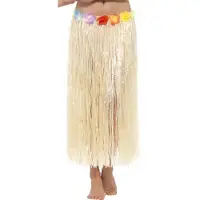 Smiffys Hawaii rok naturel met bloemen