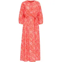 Smashed Lemon 25185 baby bloemenprint maxi jurk |