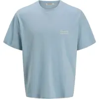 Jack & Jones JUNIOR T-shirt lichtblauw Jongens Katoen Ronde hals Backprint - maat 128