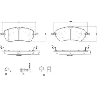Brembo Remblokkenset, schijfrem P 36 038