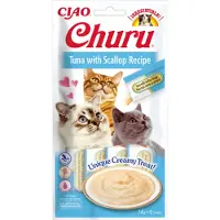 Ciao Kattensnack Churu Tonijn - Sint Jacobsschelp 60 gr