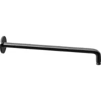 Hotbath Cobber CB450 wandarm 40cm gepolijst zwart PVD