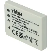 VHBW Camera accu compatibel met o.a. Konica Minolta NP-900 en Olympus Li-80B / 650 mAh