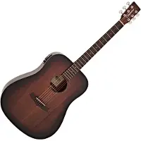 Tanglewood TWCR D E Whiskey Barrel Burst Satin Dreadnought elektro-akoestische gitaar