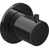 Hotbath Cobber CB7080EXT afbouwdeel inbouw 2-weg stop-omstel gepolijst zwart PVD