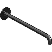 Hotbath Cobber CB095 uitloop 30cm gepolijst zwart PVD