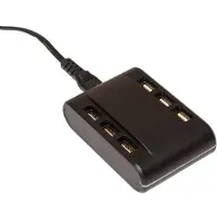 Annas collection Usb oplaadstation 6 ingangen zwart Anna's Collection