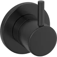 Hotbath Cobber CB131EXT afbouwdeel inbouw mengkraan geborsteld zwart PVD