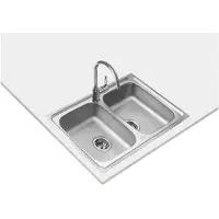 Teka Starbright 80 E-xp 2c Ø Dubbele Spoelbak