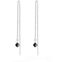 Elli Oorbellen zwart / zilver