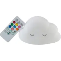 Nattou VEILLEUSES SILICON nachtlicht wolk met afstandsbediening medium 12 cm