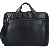 The Chesterfield Brand Antique Buff Koffer Leer 41 cm Laptop compartiment zwart