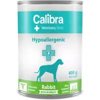 Calibra Veterinary Diets Hypoallergenic konijn met insecten natvoer hond 6 x 400 g