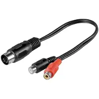 Goobay DIN naar Tulp kabel | M ↔ V | | 20 cm (Stereo, 5-pins)