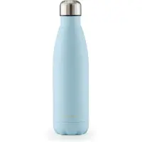 Blumtal Thermosfles - Met dubbele wand - Thermosbeker Koffie, Thee en Koele dranken - Travel Mug - 1000ml - Lichtblauw