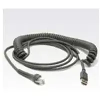 Zebra USB-kabel (CBA-U12-C09ZAR), Barcode scanner, Grijs