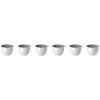 Mepal Margrethe mini schaal 25 ml 6-pack Wit