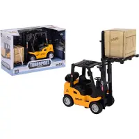 Johntoy Vorkheftruck Die-cast 15,5 Cm Geel