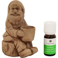 Emendo - Saunatonttu - Sauna kabouter zittend + 10ml Eucalyptus