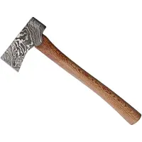 Marbles Mini Axe Damascus
