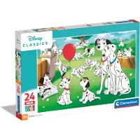 Clementoni Maxi 101 Dalmatiërs Disney Puzzel 24 Stukken