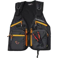 Savage Gear Pro Tact Spinning Fishing Vest Zwart Man