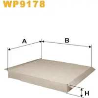 WIX FILTERS WP9178 Interieurfilter