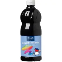 Lefranc & Bourgeois L&B Plakkaatverf Redimix Black 1L