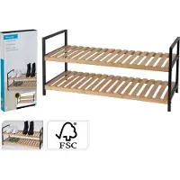 H&S Schoenenrek bamboe 2 laags