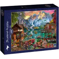 Blue Bird Lago Di Braies, Italy Puzzel 1000 stukjes