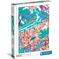 Clementoni - Puzzel - 1000 Stukjes - Zondag Aan Het Strand - Puzzel Voor Volwassenen - High Quality Collection