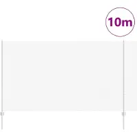vidaXL gelast draadhek met palen 10 x 1,4 m Gegalvaniseerd staal Mesh