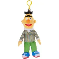 Sesamstraat rugzak clip - Bert - 22 cm - Sleutelhanger - Pluche