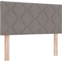 vidaXL Hoofdbord Taupe 100 cm Stof