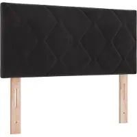 vidaXL Hoofdbord Zwart 90 cm Fluweel